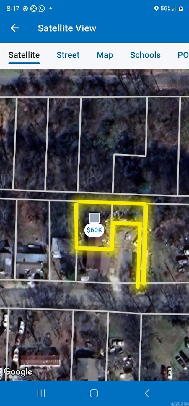 417B Mississippi St, Hot Springs, AR 71901 - aerial overview of property's location