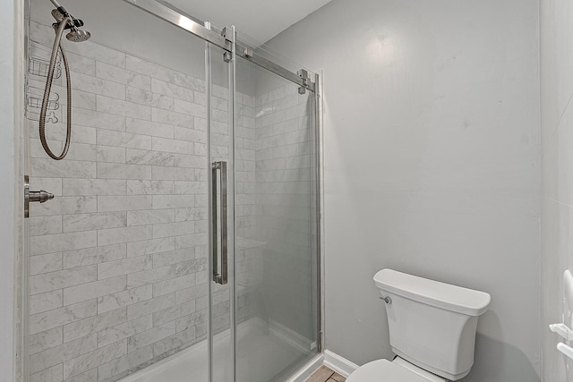 2812 N Church, Jonesboro, AR 72401 - bathroom with toilet and a shower stall