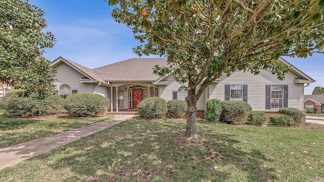 1101 Ridgway St, Paragould, AR 72450 - view of front of house with a front lawn and a shingled roof