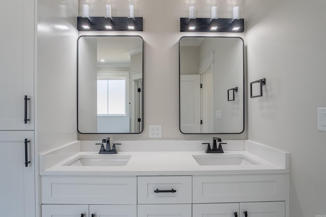 240 Michelle Dr, Beebe, AR 72012 - full bath with double vanity and a sink