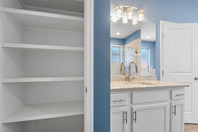 8010 Kanis Oaks Dr, Little Rock, AR 72204 - full bathroom with walk in shower and vanity