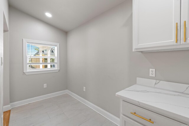 6723 Greenwood, Little Rock, AR 72207 - clothes washing area with recessed lighting and baseboards