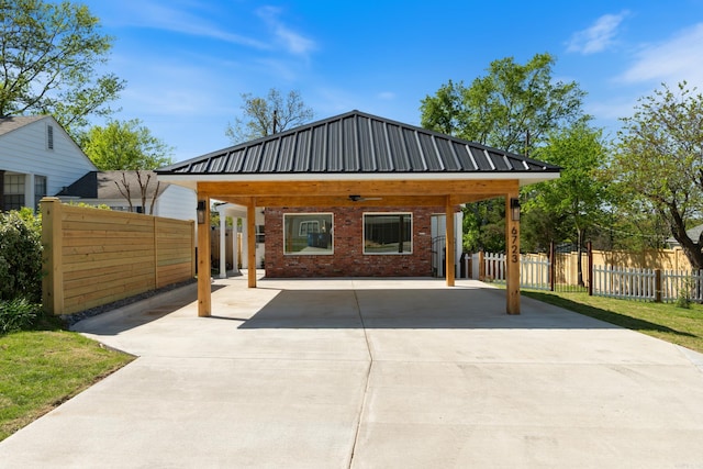 6723 Greenwood, Little Rock, AR 72207 - exterior space featuring fence and driveway