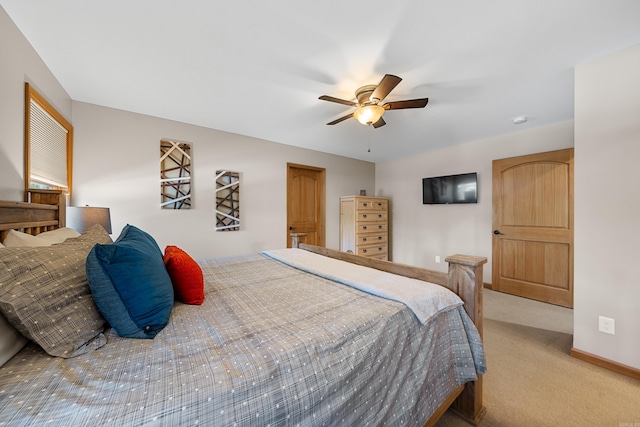 166 Heatherwood, Hot Springs, AR 71913 - carpeted bedroom with baseboards and ceiling fan