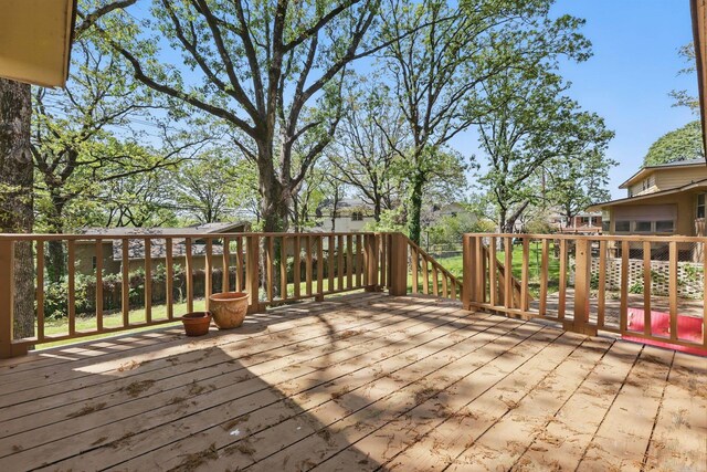 view of deck