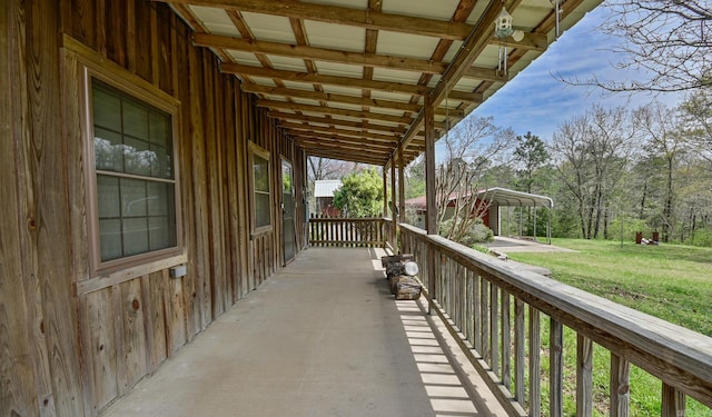 1295 Polk Road 47, Mena, AR 71953 - view of balcony