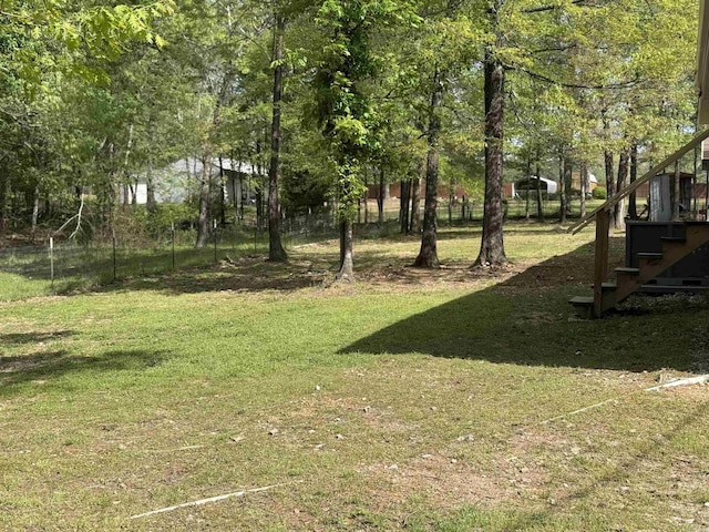 5301 Owensville Cutoff, Lonsdale, AR 72087 - view of yard with stairs and fence