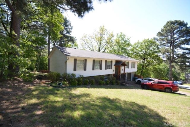 12904 Southridge Dr, Little Rock, AR 72212 - bi-level home with a front yard