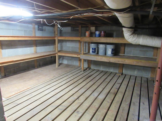 view of storage