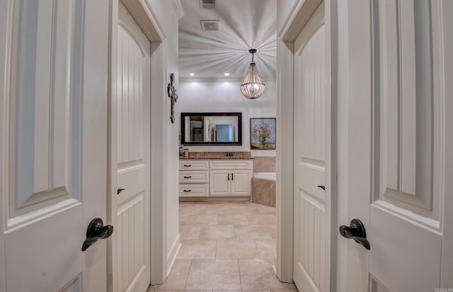 2136 Avondale, Benton, AR 72019 - bathroom with vanity and visible vents