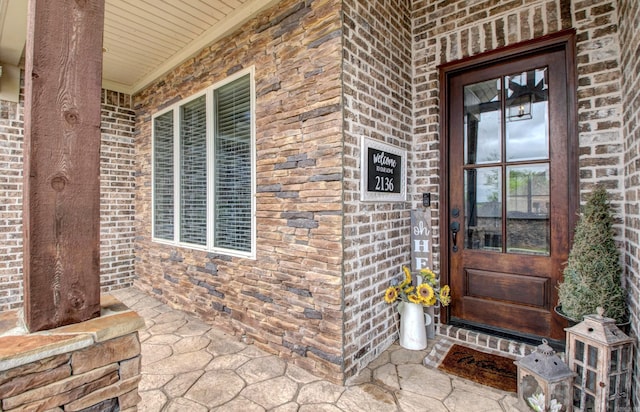 2136 Avondale, Benton, AR 72019 - property entrance with brick siding