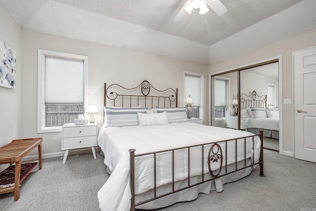 13 Arista Ln, Hot Springs Village, AR 71909 - carpeted bedroom with a closet, baseboards, and ceiling fan