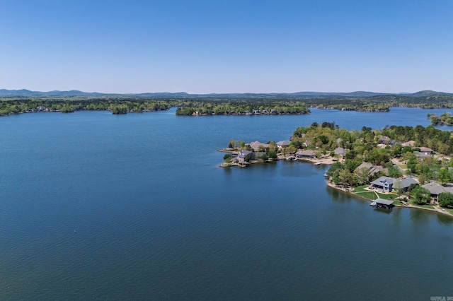 13 Arista Ln, Hot Springs Village, AR 71909 - view of water feature featuring a mountain view