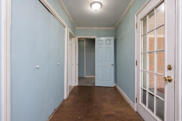 124 Hiawatha Dr, Little Rock, AR 72211 - corridor with crown molding and baseboards