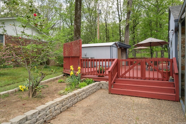 16 Valley Rd, Cabot, AR 72023 - exterior space featuring an outdoor structure and a shed