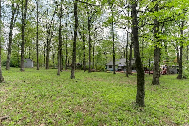 16 Valley Rd, Cabot, AR 72023 - view of yard featuring a shed and an outbuilding