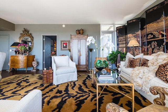 living room featuring wood finished floors