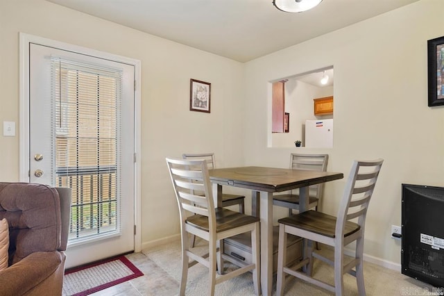 1100 Woodlawn Ave Unit K-61, Hot Springs, AR 71913 - dining room with baseboards and light colored carpet