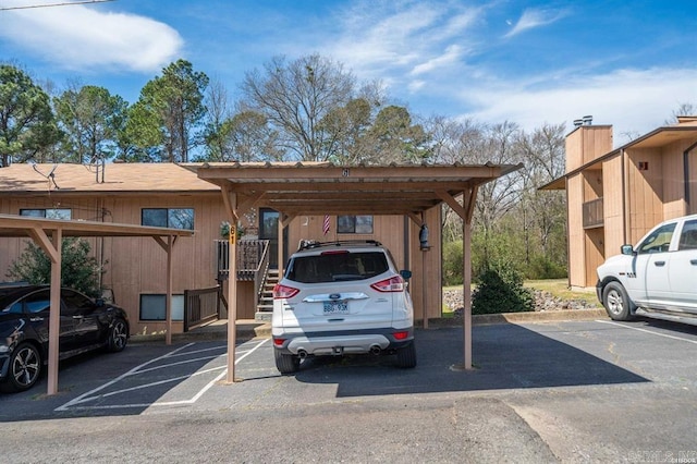 1100 Woodlawn Ave Unit K-61, Hot Springs, AR 71913 - view of partially covered parking lot