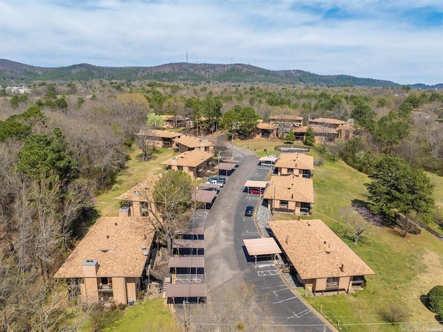 1100 Woodlawn Ave Unit K-61, Hot Springs, AR 71913 - aerial view featuring a mountain view