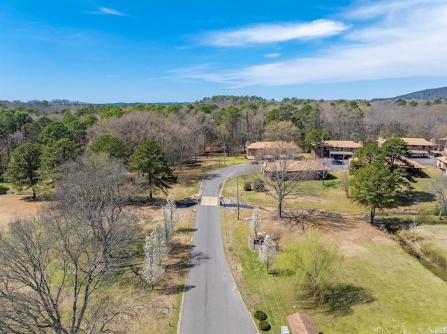1100 Woodlawn Ave Unit K-61, Hot Springs, AR 71913 - birds eye view of property featuring a forest view