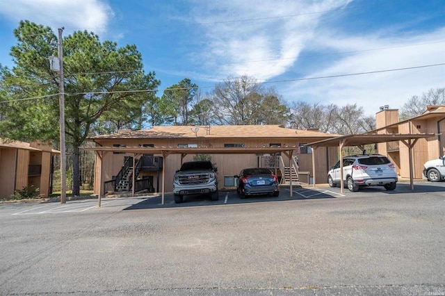 1100 Woodlawn Ave Unit K-61, Hot Springs, AR 71913 - covered parking lot with stairway
