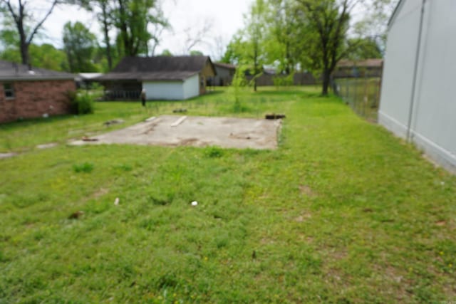 view of yard