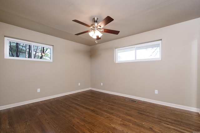 6 Broadmoor Dr, Little Rock, AR 72204 - spare room with visible vents, a wealth of natural light, and baseboards