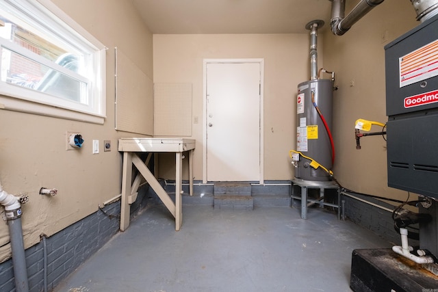 6 Broadmoor Dr, Little Rock, AR 72204 - interior space featuring gas water heater and heating unit