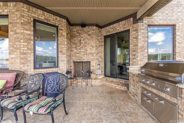 6550 Westminster, Benton, AR 72019 - view of patio featuring area for grilling