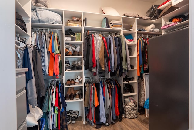 234 Barrett Ln, Cabot, AR 72023 - spacious closet featuring wood finished floors