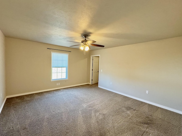 25 Heritage Ln, Melbourne, AR 72556 - empty room featuring carpet floors, a ceiling fan, and baseboards