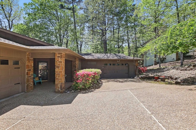 6 Narvaez Way, Hot Springs Village, AR 71909 - view of home's exterior featuring a garage and driveway