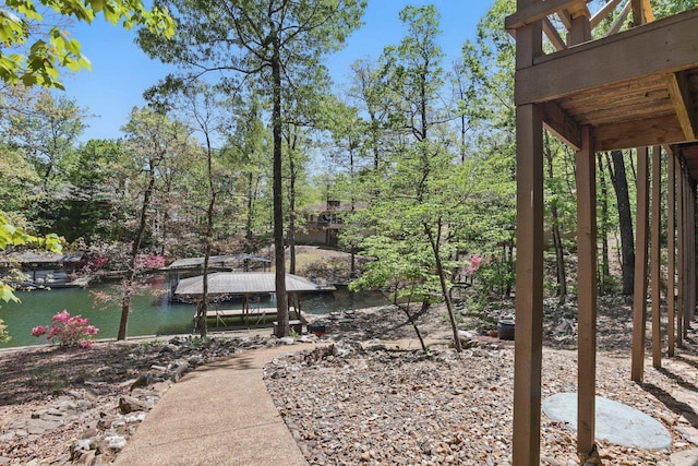 6 Narvaez Way, Hot Springs Village, AR 71909 - view of yard with a water view