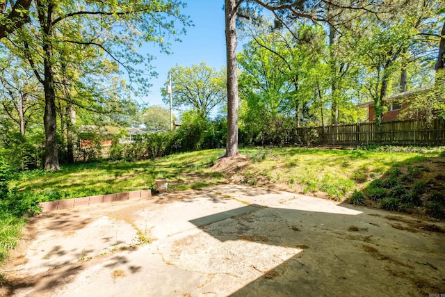 309 Del Rio Dr, Little Rock, AR 72205 - view of yard with fence and a patio area