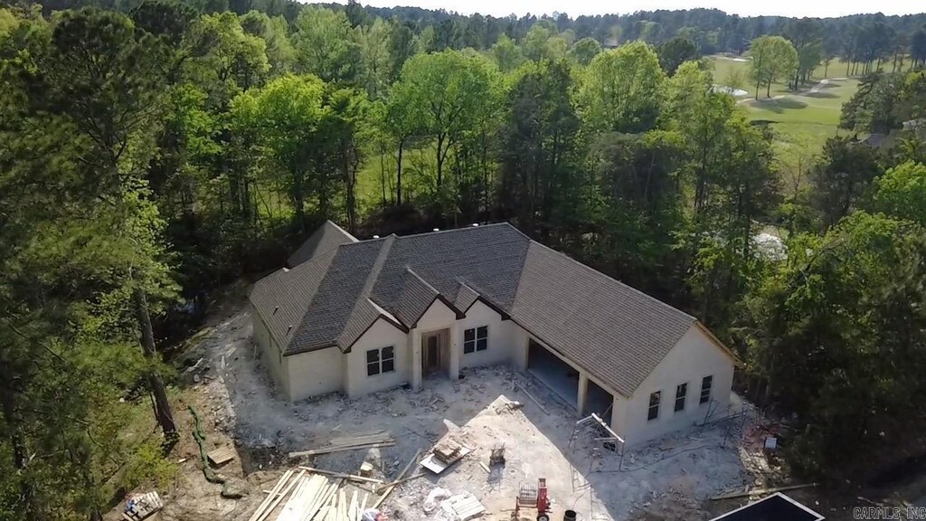 aerial view with a view of trees