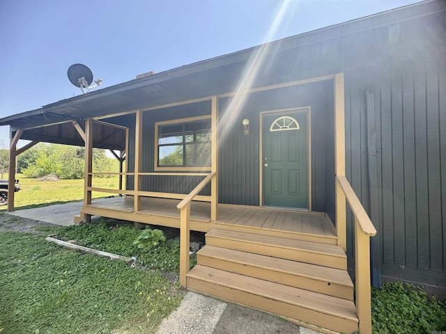view of entrance to property