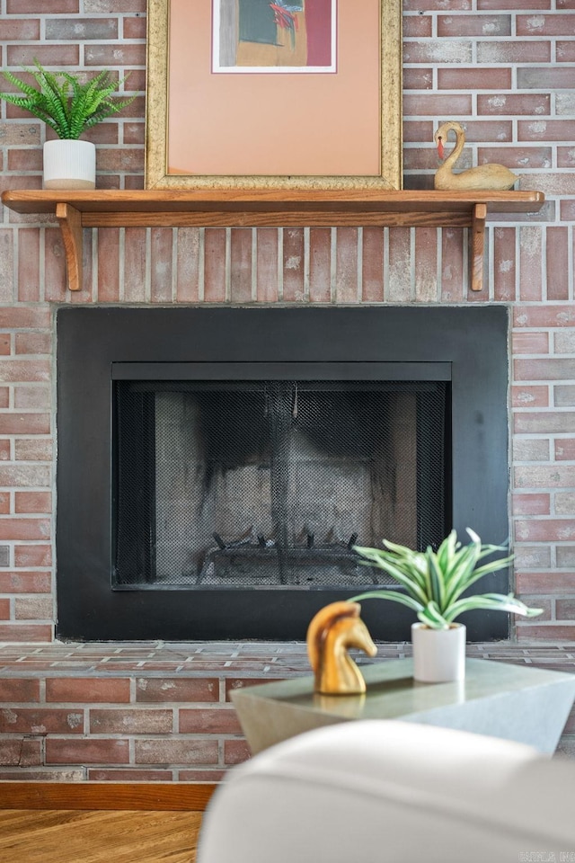 5715 Hawthorne Rd, Little Rock, AR 72207 - room details with a fireplace