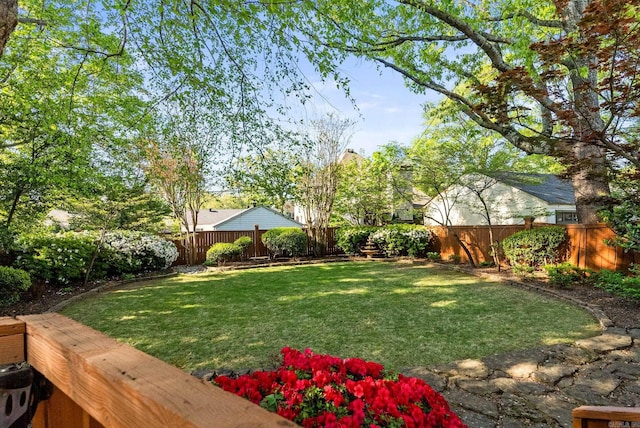 5715 Hawthorne Rd, Little Rock, AR 72207 - view of yard featuring a fenced backyard