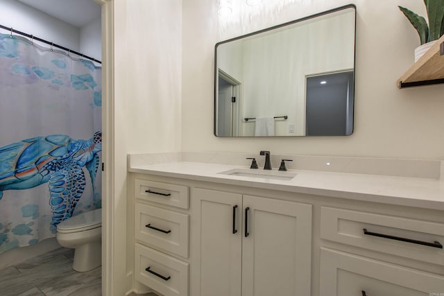 4941 Lake Vista Dr, Benton, AR 72019 - bathroom with vanity and toilet