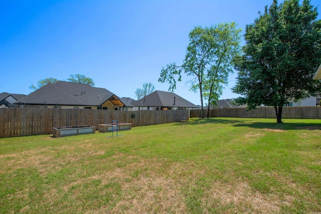 4941 Lake Vista Dr, Benton, AR 72019 - view of yard with a fenced backyard