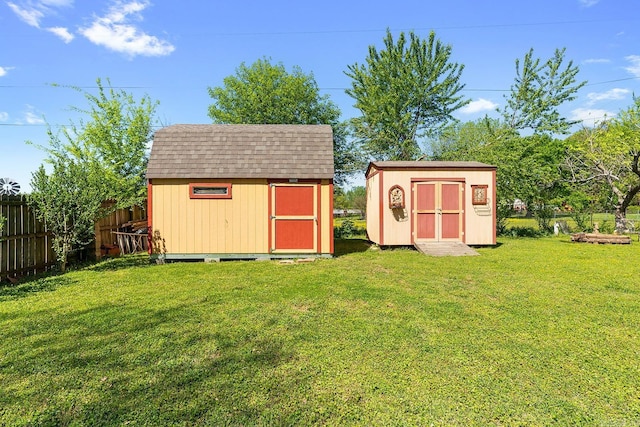 15 Falcon Dr, Sherwood, AR 72120 - view of shed with a fenced backyard