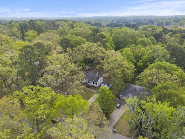 7803 Ascension Rd, Little Rock, AR 72204 - drone / aerial view with a forest view