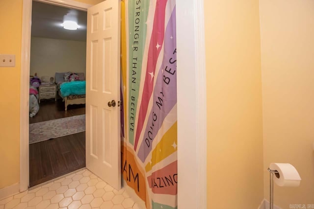 bathroom featuring tile patterned floors