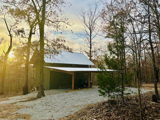 view of outbuilding