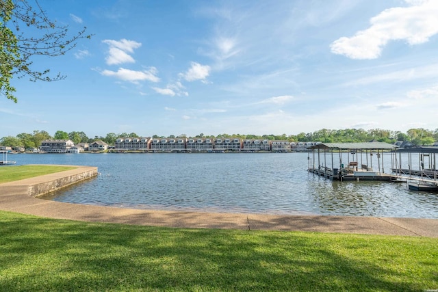 118 Grandview Dr, Hot Springs, AR 71913 - dock area featuring a water view