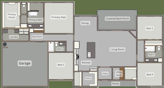 65 Corniche Cv, Maumelle, AR 72113 - plan