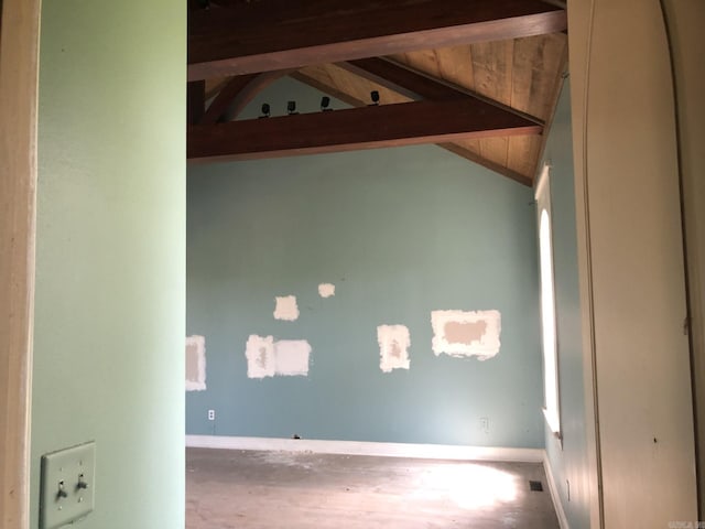 room details with baseboards and wood finished floors
