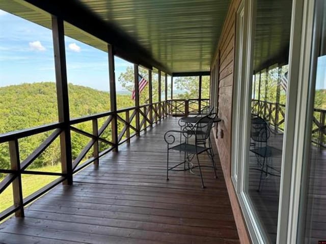 view of deck
