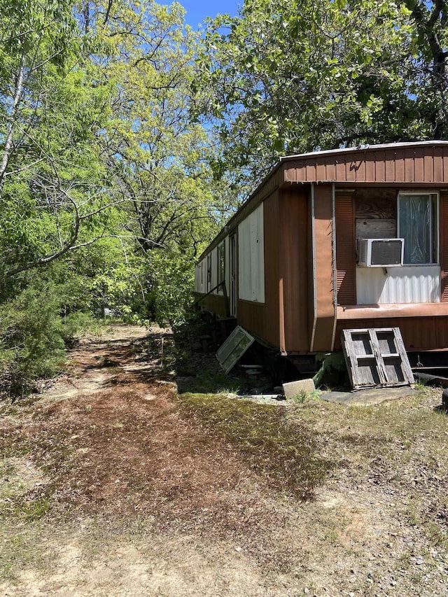 view of property exterior featuring cooling unit